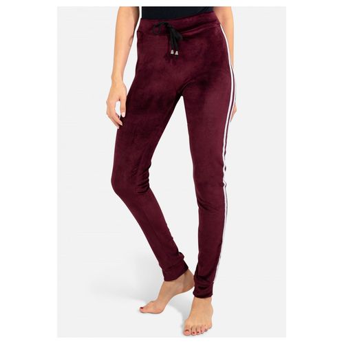 Leggings En Velours Taille : Femme Bordeaux S