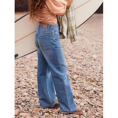 Surf On Cloud - Jean Ample Pour Femme - Bleu -