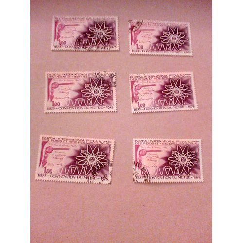 Timbres : Bureau International Des Poids Et Mesures Convention Du Mètre