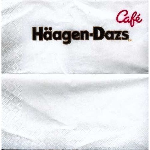Serviette Papier Café Häagen-Dazs