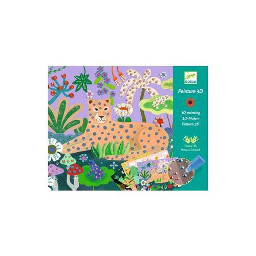 Peinture 3d Enfant Djeco Forêt Tropicale