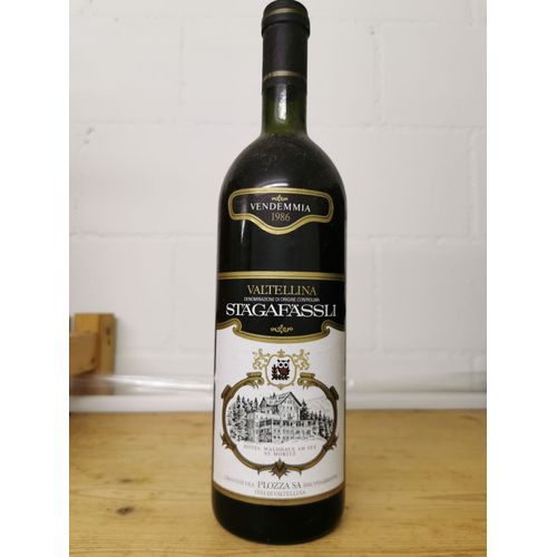 Vin Valtellina 1986 Stagafassli St. Moritz Rare