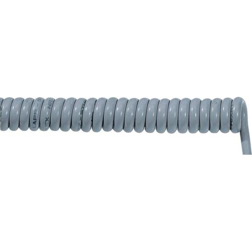 LappKabel 73220301 Câble spiralé UNITRONIC® SPIRAL LiF2Y11Y 200 mm/ 800 mm 2 x 0.14 mm² gris1 pc(s)