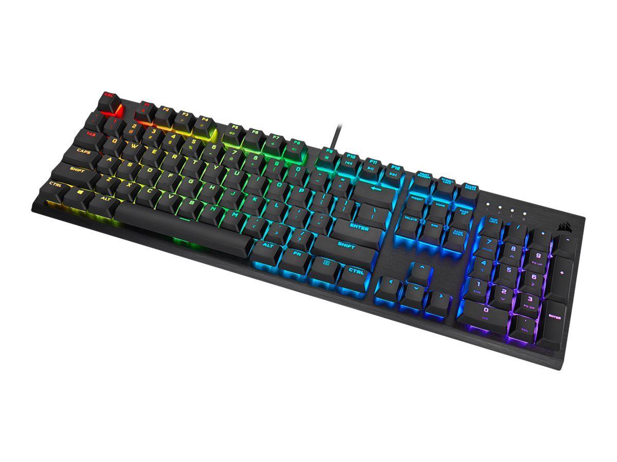 Clavier Gaming - AZERTY - ROCCAT - Vulcan TKL Pro - Sans Pavé Numérique -  Rétroéclairé - Blanc