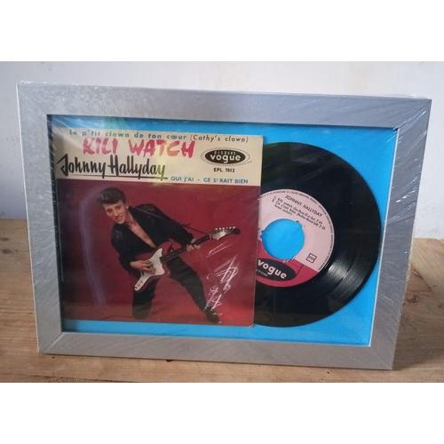 Vinyle 45tours Original Johnny Hallyday "Killy Watch" Encadré !!!