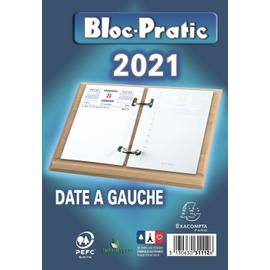 Bloc éphéméride neutre sur plaque papier 14,5 x 21,5 cm 2024