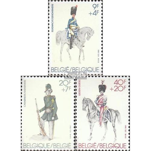 Belgique 2083-2085 (Complète Edition) Oblitéré 1981 Des Uniformes Militaires