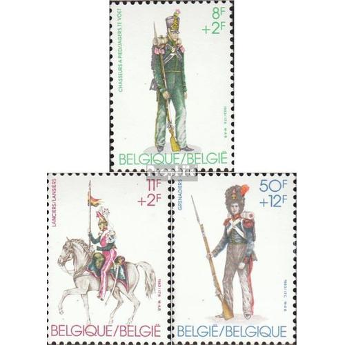 Belgique 2160-2162 (Complète Edition) Oblitéré 1983 Vieux Des Uniformes Militaires