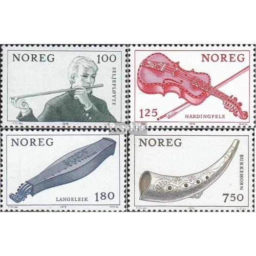 Norvège 783-786 (Complète.Edition.) Neuf Avec Gomme Originale 1978 Musique