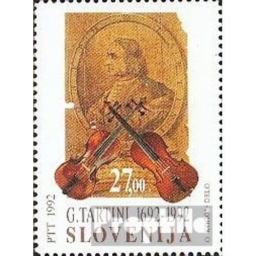 Slovénie 19 (Édition Complète) Neuf 1992 300. Anniversaire Guiseppe Tartini