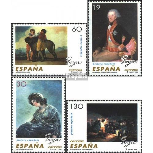 Espagne 3284-3287 (Édition Complète) Neuf 1996 Goya