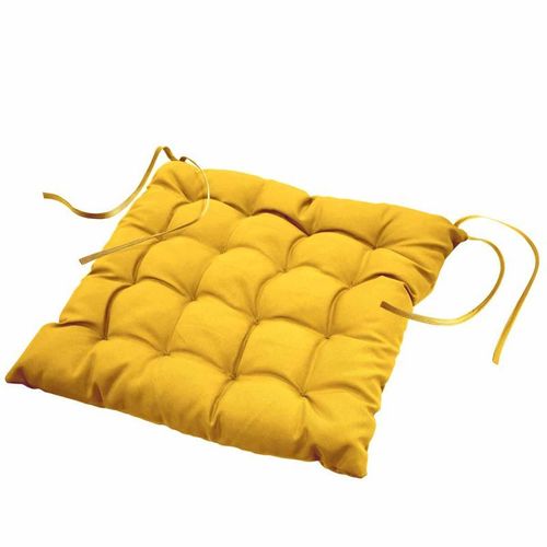 Galette De Chaise Matelassée "Essentiel" 40x40cm Miel