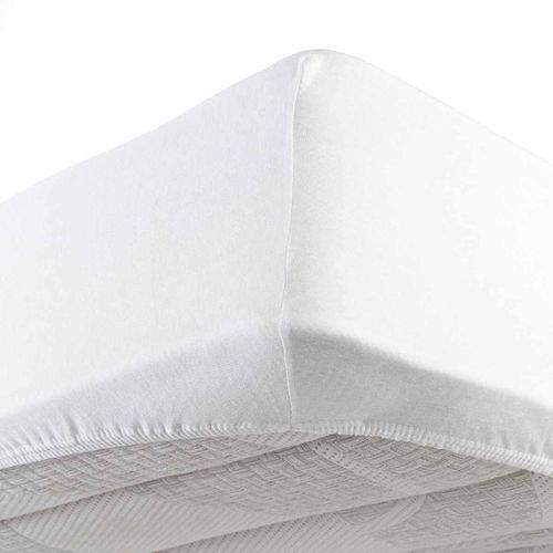 Drap Housse "Jersy" 90x190cm Blanc