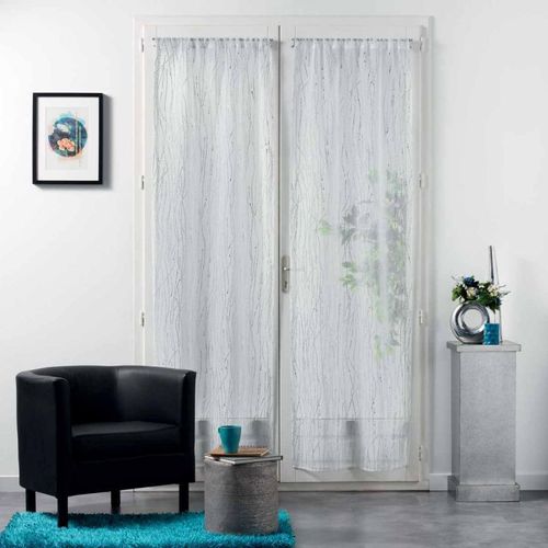 Paire De Voilages "Filiane" 70x200cm Blanc