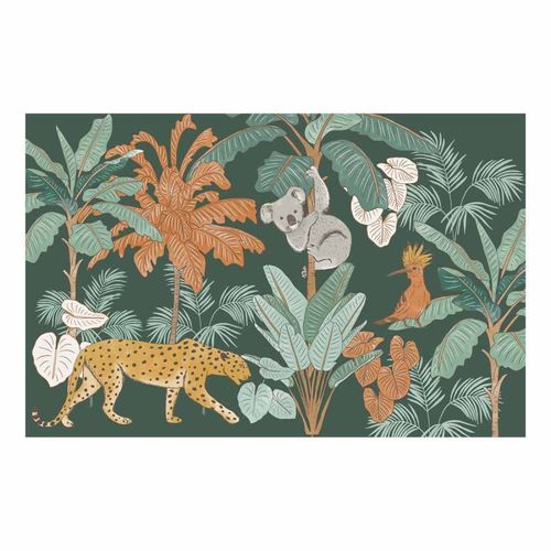 Set De Table À Motifs "Aventura" 28x44cm Vert