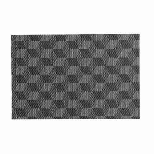 Set De Table "Cubiz" 30x45cm Noir & Blanc