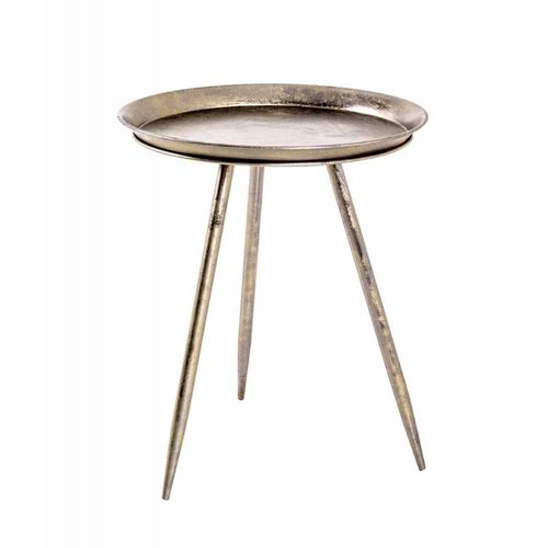 Paris Prix - Table D'appoint Antique "Gujia" 54cm Bronze