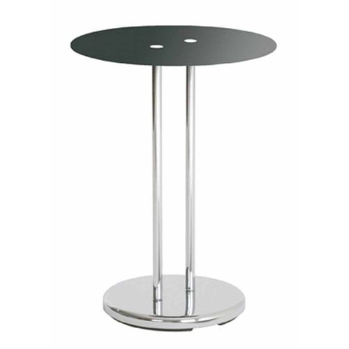 Paris Prix - Table D'appoint Design "Lilas" 55cm Noir