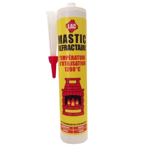 Mastic réfractaire - pour assemblage ou réparation - 310 ml ASSISTANCE CHIMIQUE