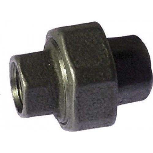 Union fonte conique femelle / femelle - filetage 33/42 noir CODITAL