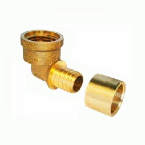 Raccord PER à glissement - Coude femelle - Diam 12mm - Filetage 15x21 BOUTTÉ