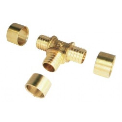 Raccord PER à glissement - Té égal - Diamètre 12 mm BOUTTÉ