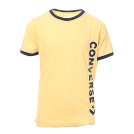 السكويا T-shirt jaune garçon Converse Vintage Logo Ringer | Rakuten السكويا