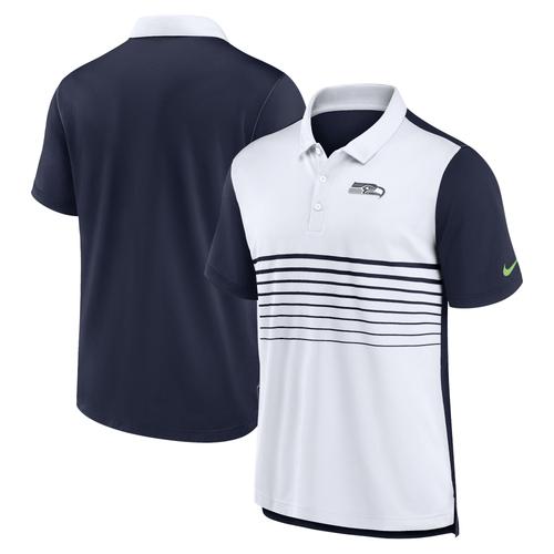 Polo Performance Mode Seattle Seahawks Nike College Navy/Blanc Homme