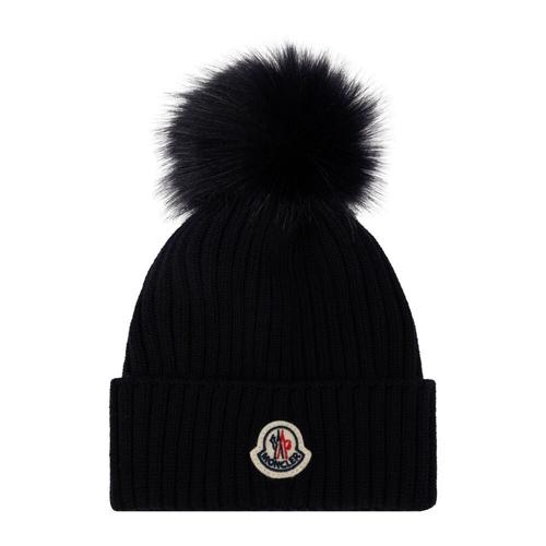 Moncler - Kids > Accessories > Hats & Caps - Blue