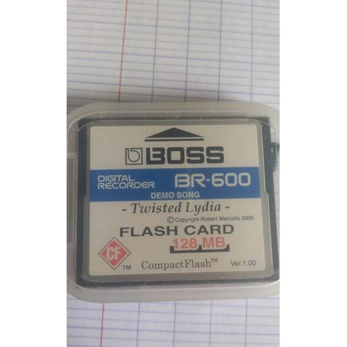 Flash card 128Mb pour enregistreurs Boss Br-600