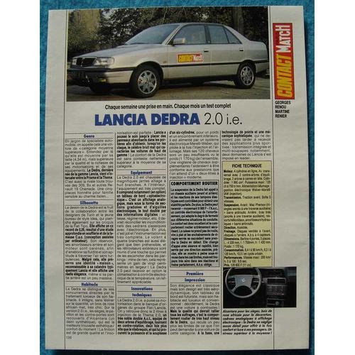 Publicité Papier - Voiture Lancia Dedra 2.0i.E. De 1989