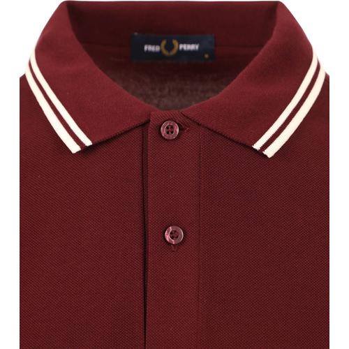 Fred Perry Polo M3600 Bordeaux Rouge Taille L