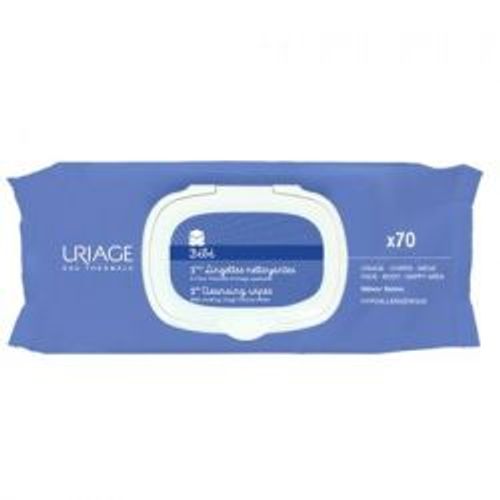 Uriage Bébé 1ères Lingettes Nettoyantes X70