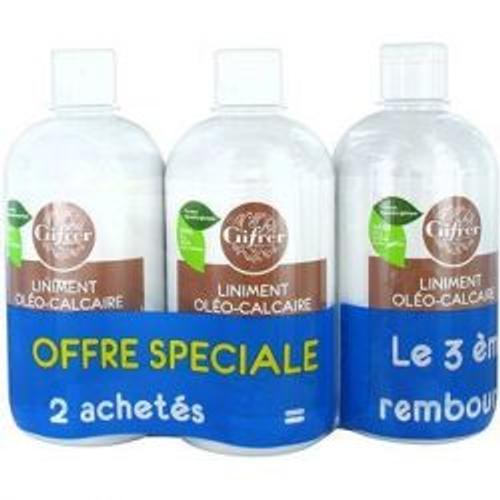 Gifrer Liniment Oléo-Calcaire 3x500ml