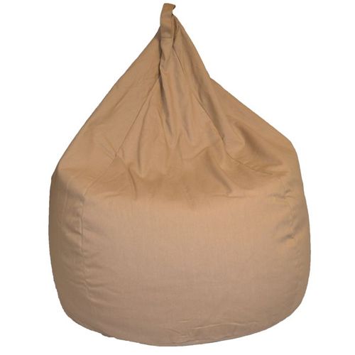 Pouf Poire Adulte Beige Écru