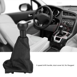 DOMENICA Pommeau de Levier de Vitesse Compatible avec Soufflet pour Peugeot  207 307 308 607 608 Citroen C3 C4 C5 : : Auto et Moto