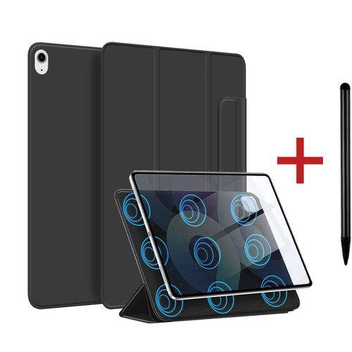 Coque Ipad Air 4 2020 [ +Stylet ] Aimant Puissant Rassurant Magnétique Réveil/Sommeil Automatique Housse Case Ipad Air 4 2020 10.9 Pouces - Noir