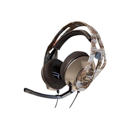 RIG 500HX CAMO - Micro-casque - circum-aural - filaire - isolation acoustique - sand camo - pour Xbox One