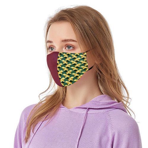 Masque Lavable Mixte Protection Contre Poussière Avec 2 Filtres Charbons Pm2.5