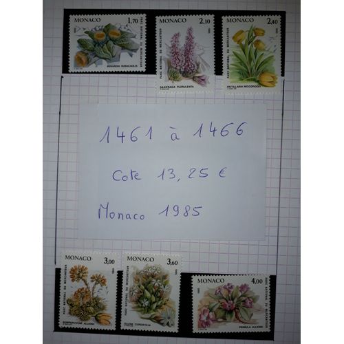 Timbres De Monaco 1461 À 1466
