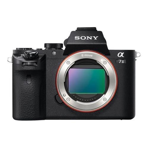 Sony a7 II ILCE-7M2 - Appareil photo numérique - sans miroir - 24.3 MP - Cadre plein - 1080p - corps uniquement - Wi-Fi, NFC - noir