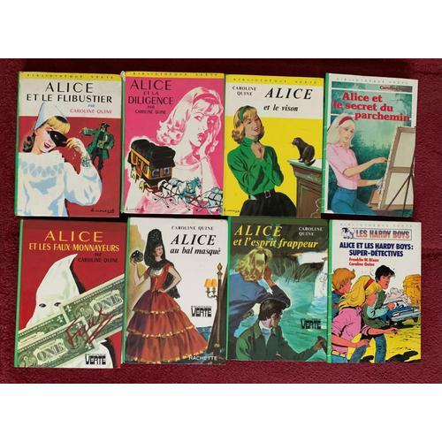 Lot De 8 Livres Caroline Quine Serie Alice