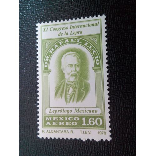 Timbre Mexique Yt Pa 490 Xie Congrès International De La Lèpre 1978 ( 051104 )