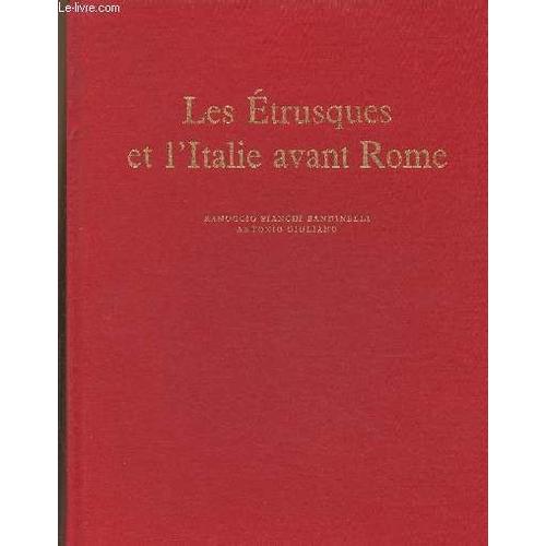 Les Etrusques Et L Italie Avant Rome(Collection Univers Des Formes)