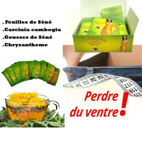 thé Catherine minceur x32 herbal infusion saveur chrysanthemum : :  Epicerie