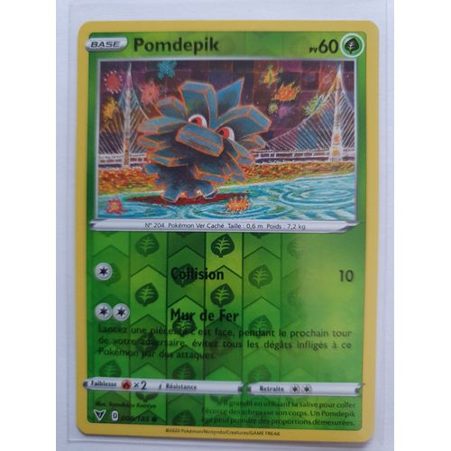 Carte Francaise Pomdepik Reverse 8/185 Voltage Éclatant Pokemon