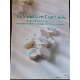 Les Sociétés En Pharmacie L'impôt Sur Les Sociétés