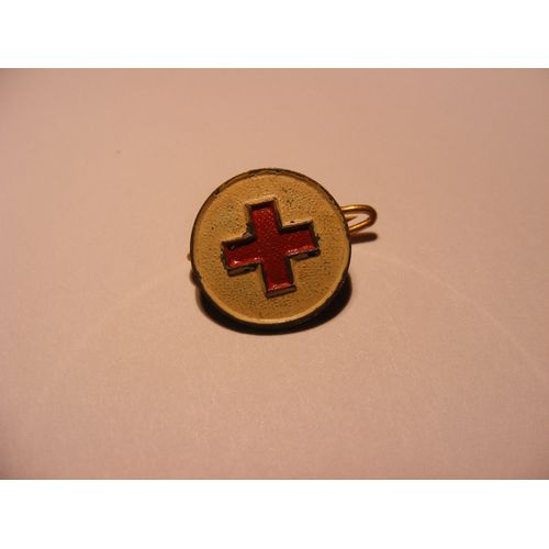 Broche Croix Rouge (Petit Modèle)