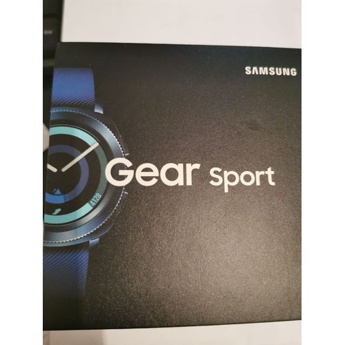 Samsung Gear Sport Sm-R600 43 Mm Bleu Montre Intelligente Avec Sangle Silicone Bleu