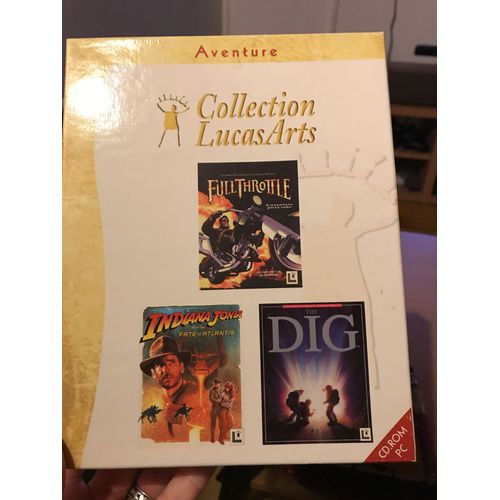 Collection Lucasarts Indiana Jones And The Fate Of Atlantis + Fullthrottle + The Dig Pc